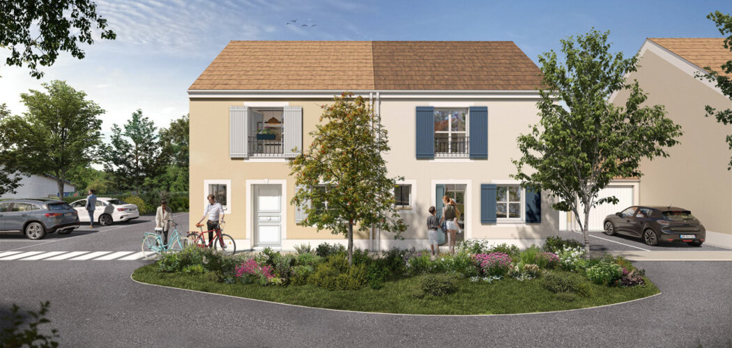 Programme immobilier neuf Domaine du prieuré - La Ferté-Alais à deux pas du cœur de bourg (91590) - Référence : 8674