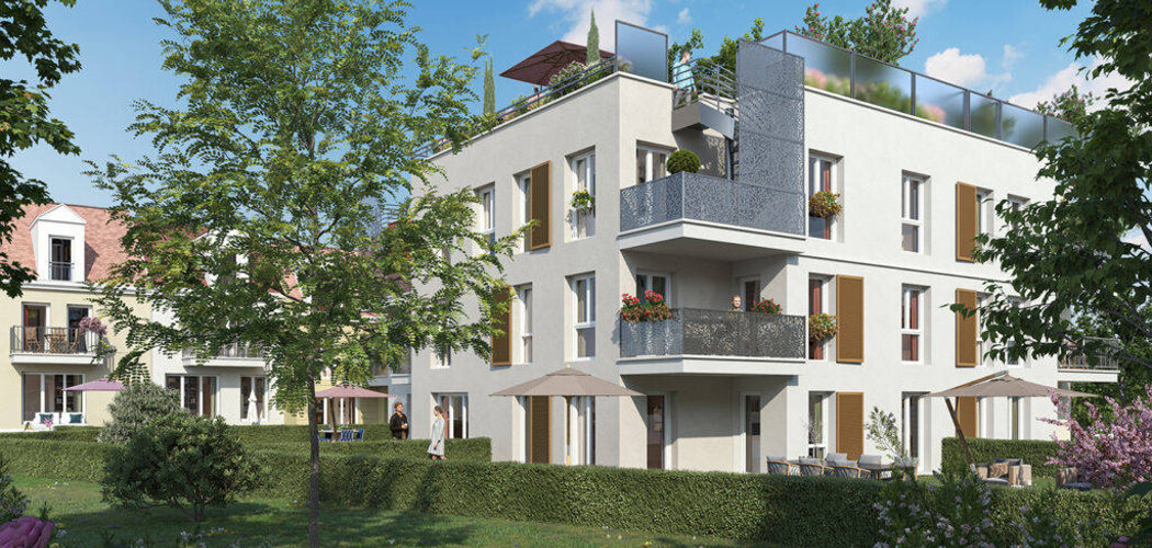 Programme immobilier neuf VILLA DAUBIGNY - La Frette-sur-Seine : Appartements studio–T4 avec terrasses, jardins privatifs et proximité gare (95530) - Référence : 14807