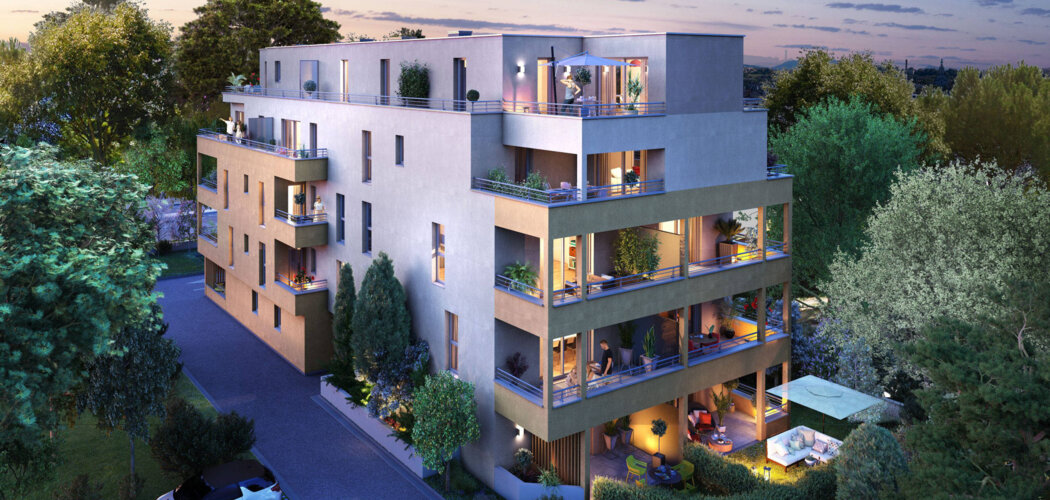 Programme immobilier neuf SOL'AIR - La Garde : Appartements studio–T4 avec terrasses, salles de bain équipées et ascenseur entre Mont Coudon et Méditerranée (83130) - Référence : 11963