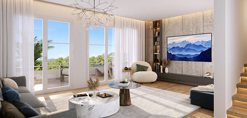 Programme immobilier neuf Domaine de la Calade -  La Garde-Freinet : 11 maisons mitoyennes neuves du 3 au 5 pièces en village provençal (83680) - Référence : 15005