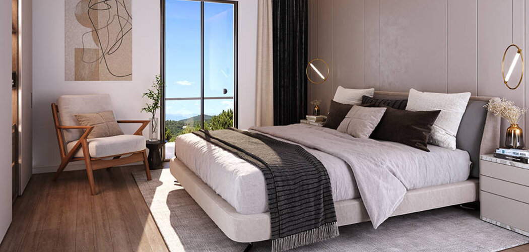 Programme immobilier neuf Domaine de la Calade -  La Garde-Freinet : 11 maisons mitoyennes neuves du 3 au 5 pièces en village provençal (83680) - Référence : 15005
