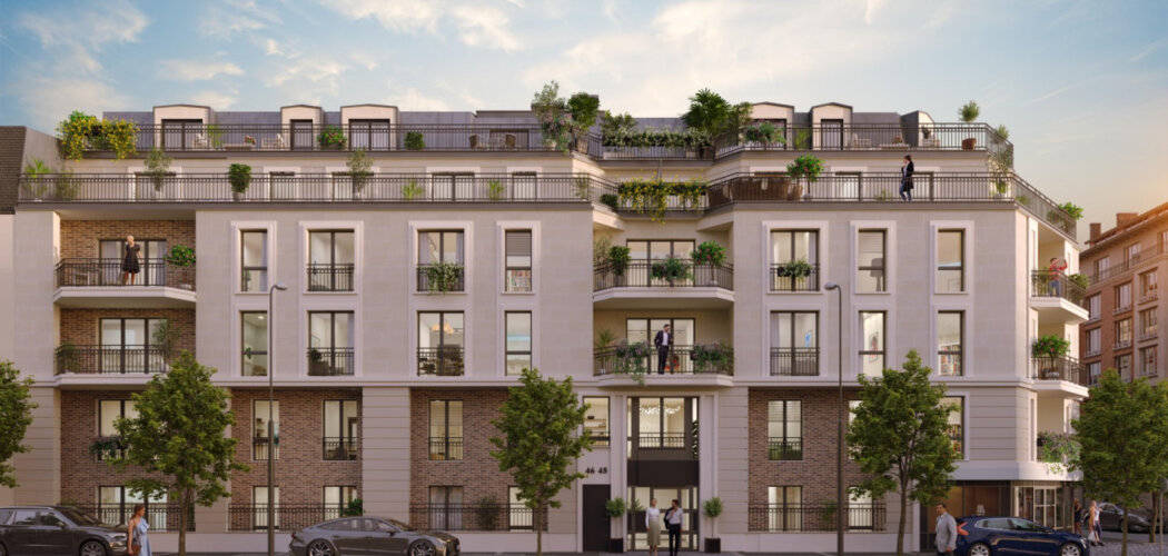 Programme immobilier neuf VILLA CASSINA - La Garenne-Colombes à quelques minutes de la Mairie (92250) - Référence : 17046
