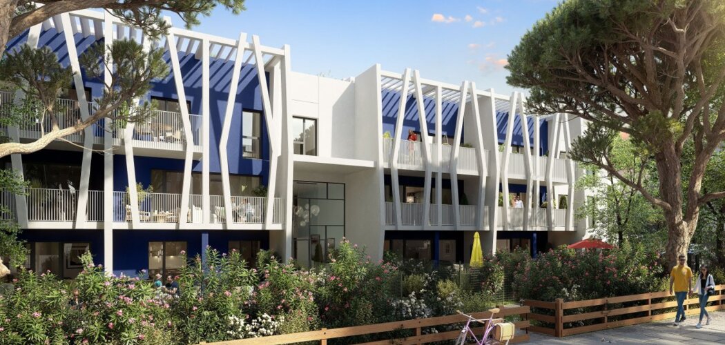 Programme immobilier neuf CARRE SAPHIR - La Grande-Motte : 50 logements neufs T2–T4 à 10 min de la plage (34280) - Référence : 15168