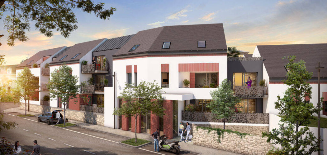 Programme immobilier neuf la belle epoque - La Membrolle-sur-Choisille : Appartements studio–T3 avec terrasses, jardins privatifs et proximité Tours (37390) - Référence : 12009