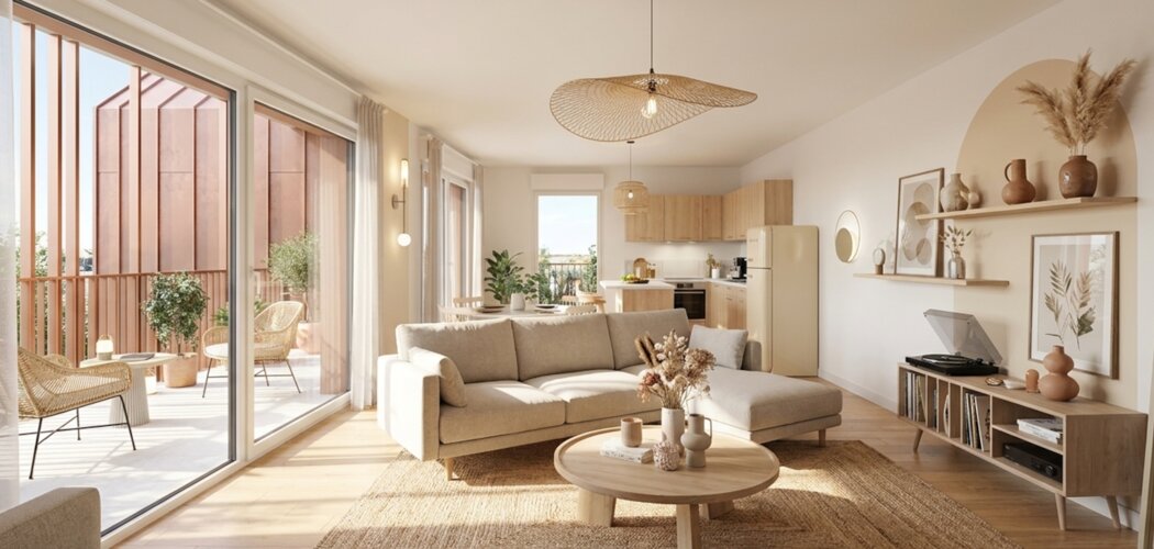 Programme immobilier neuf LE DELTA - BAT A - La Mézière résidence connectée au bus 15 vers Rennes (35520) - Référence : 11805