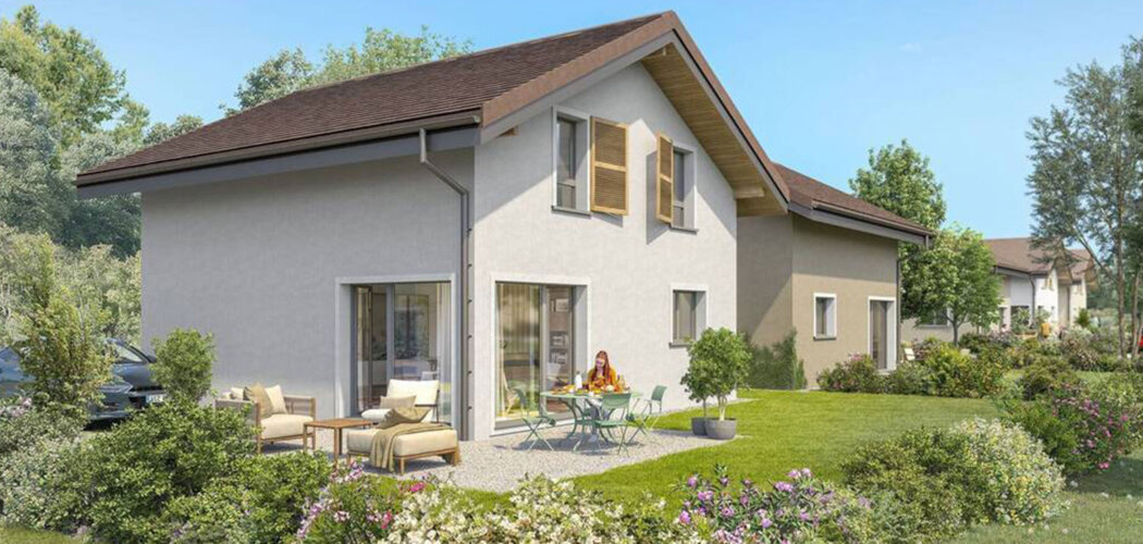 Programme immobilier neuf ESPRIT VILLAGE - La Motte-Servolex maisons neuves entre lacs et nature (73290) - Référence : 17349