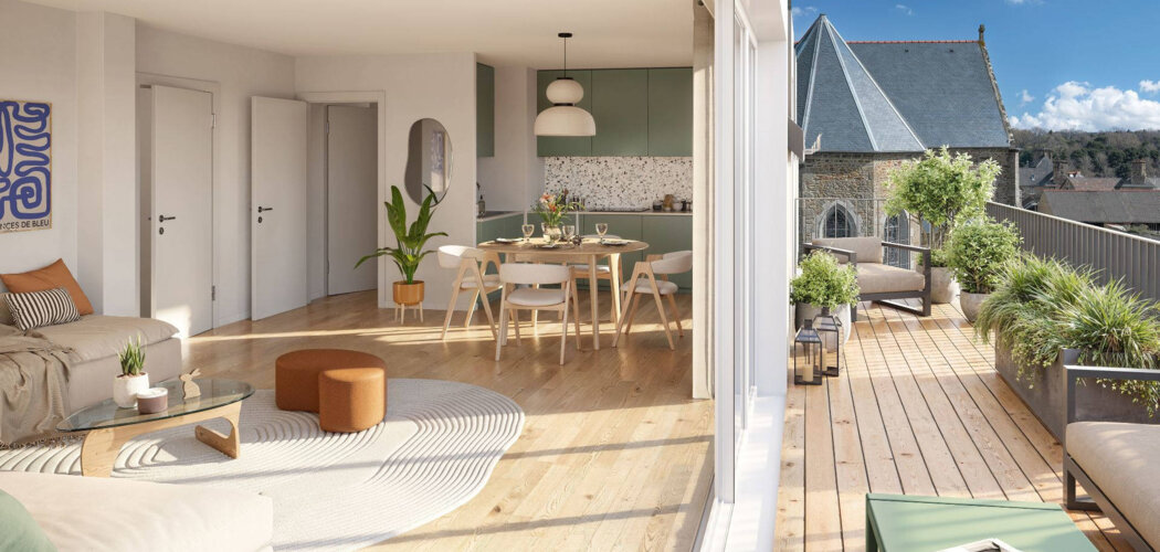 Programme immobilier neuf Rive Émeraude - La Richardais à proximité des plages (35780) - Référence : 15282