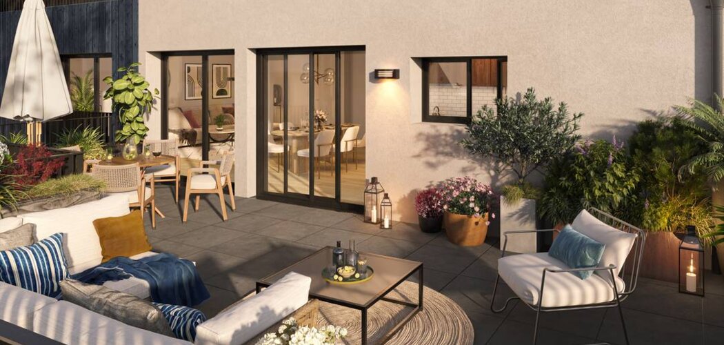 Programme immobilier neuf EMBLEM -  La Riche : appartements neufs du 2 au 5 pièces face au jardin botanique (37520) - Référence : 15183