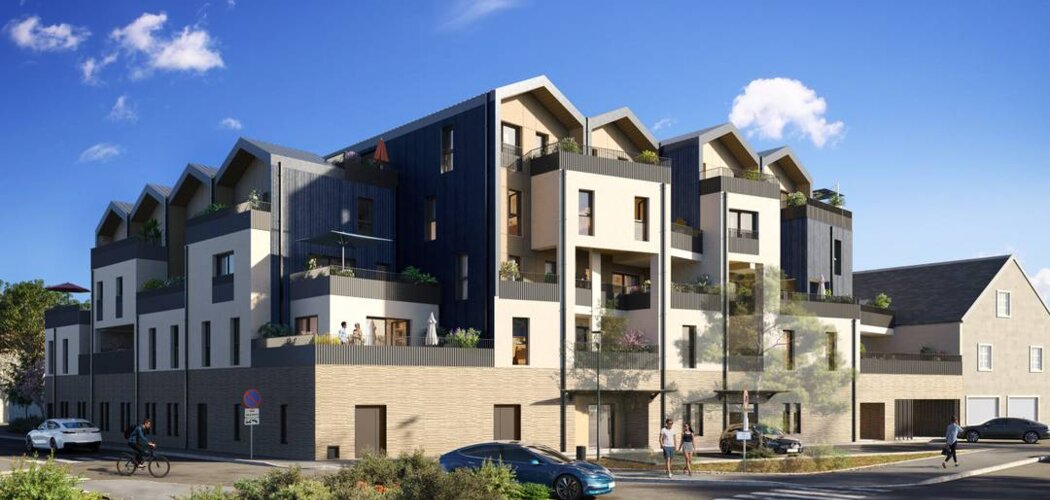 Programme immobilier neuf EMBLEM -  La Riche : appartements neufs du 2 au 5 pièces face au jardin botanique (37520) - Référence : 15183
