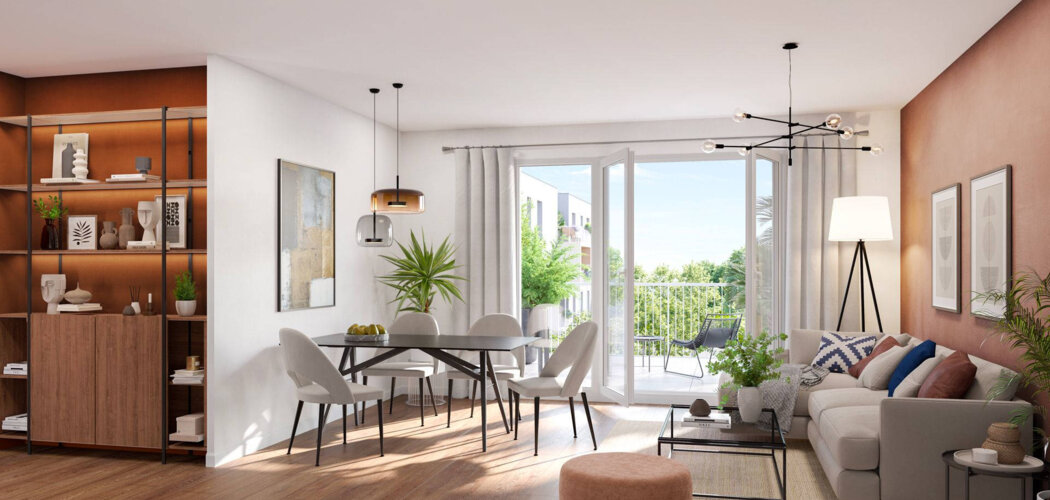 Programme immobilier neuf Le Coteau de Grâce - La Rivière-Saint-Sauveur : Appartements T2–T3 avec terrasses, parking sécurisé et proximité port de Honfleur (14600) - Référence : 14523