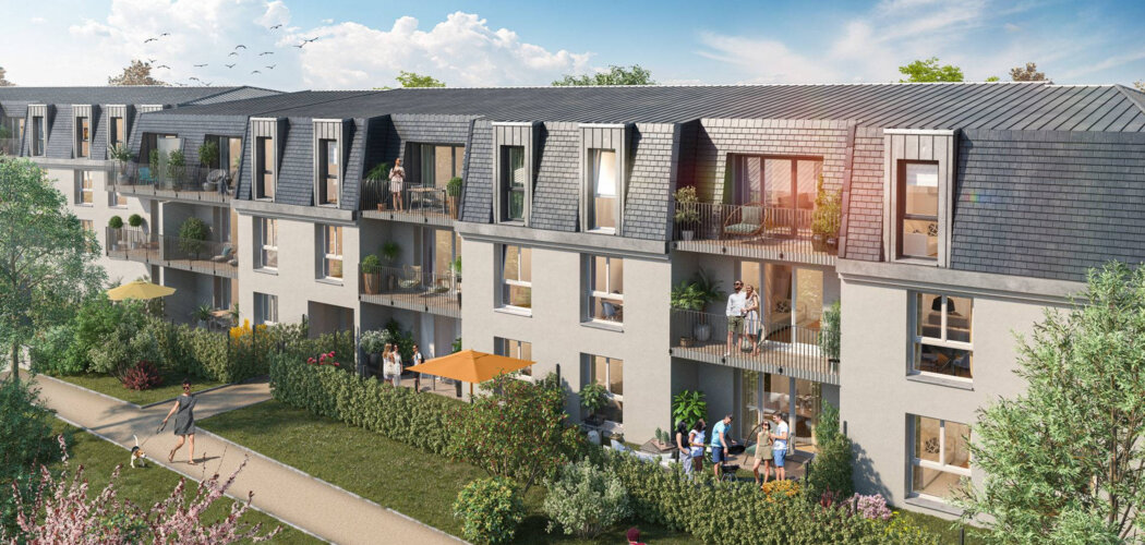 Programme immobilier neuf Le Coteau de Grâce - La Rivière-Saint-Sauveur : Appartements T2–T3 avec terrasses, parking sécurisé et proximité port de Honfleur (14600) - Référence : 14523