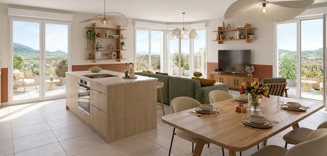 Programme immobilier neuf L'ECRIN DES SOURCES - La Roche-sur-Foron appartements neufs à 3 min en voiture de la gare (74800) - Référence : 17622