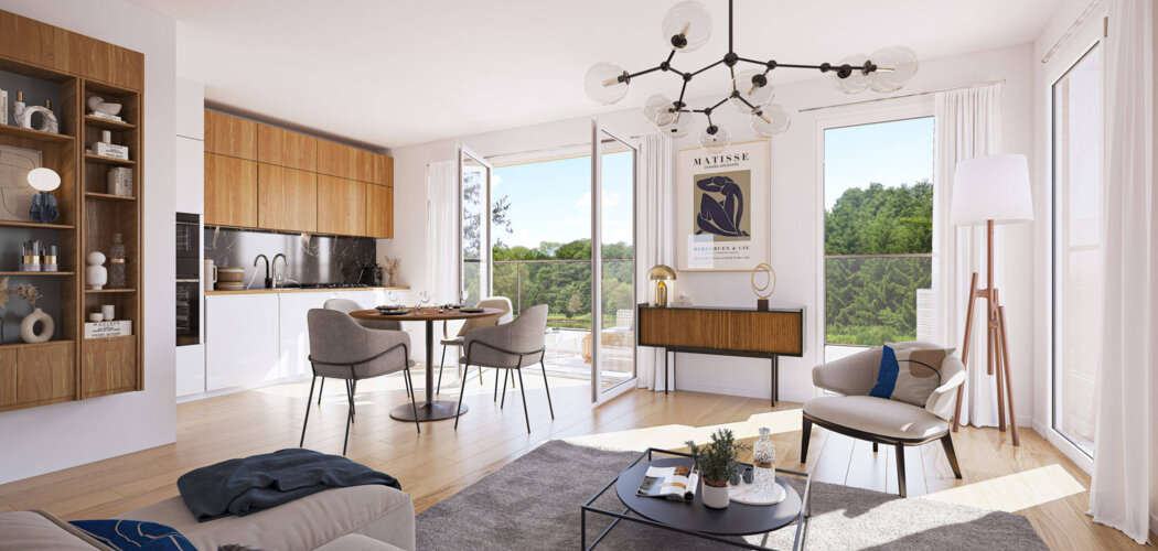 Programme immobilier neuf Domaine de l'Yon - La Roche-sur-Yon à quelques minutes des plages (85000) - Référence : 16473
