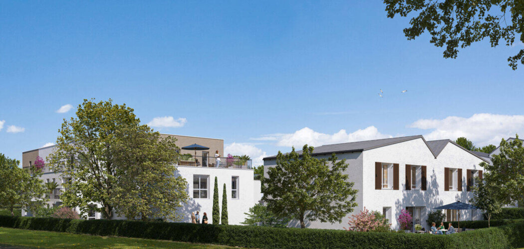 Programme immobilier neuf Le Parc de l'Etang - La Roche-sur-Yon : appartements et maisons neuves T2–T5 en bord de plan d'eau (85000) - Référence : 15812