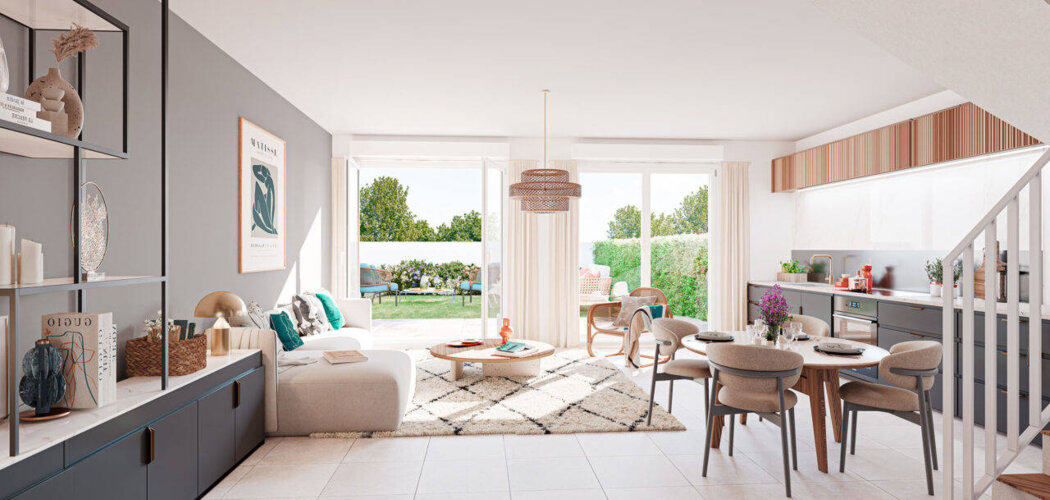 Programme immobilier neuf Le Parc de l'Etang - La Roche-sur-Yon : appartements et maisons neuves T2–T5 en bord de plan d'eau (85000) - Référence : 15812