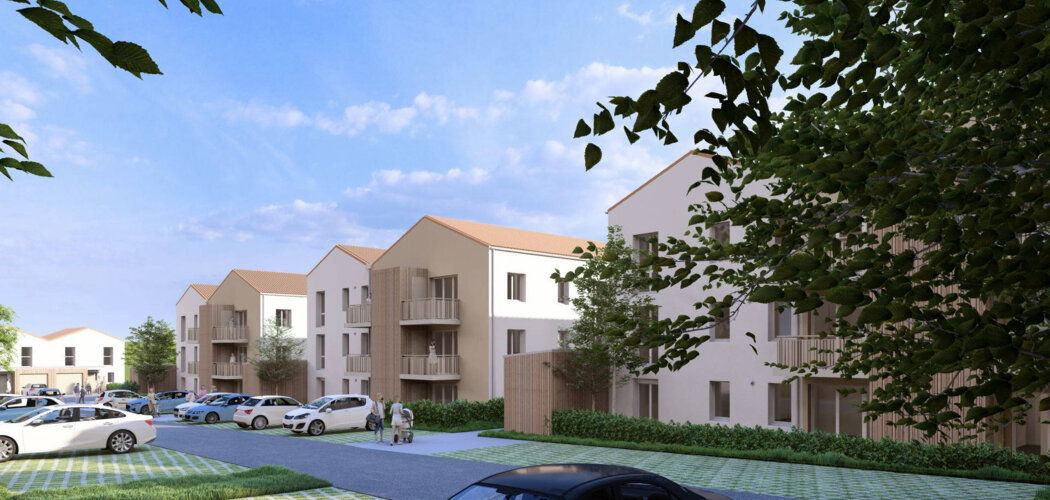 Programme immobilier neuf LES JARDINS DE LA BROSSARDIERE - La Roche-sur-Yon au coeur du quartier de la Brossardière (85000) - Référence : 16438