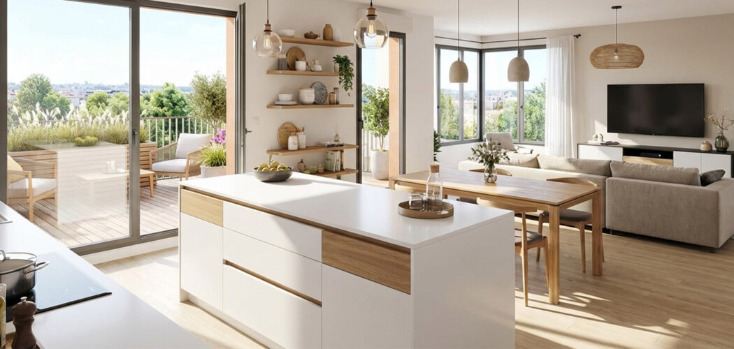 Programme immobilier neuf Promess - La Roche-sur-Yon proche Clinique Saint Charles (85000) - Référence : 14153