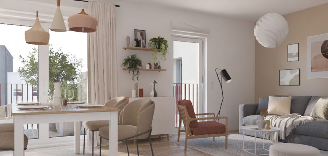 Programme immobilier neuf Azor - La Roche-sur-Yon proche gare (85000) - Référence : 14151