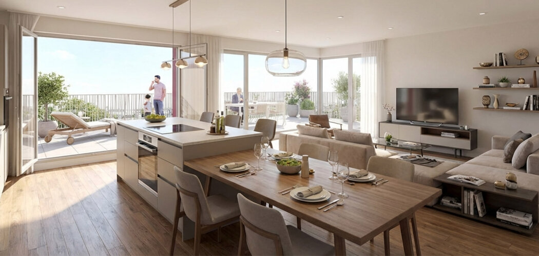 Programme immobilier neuf Azor - La Roche-sur-Yon proche gare (85000) - Référence : 14151