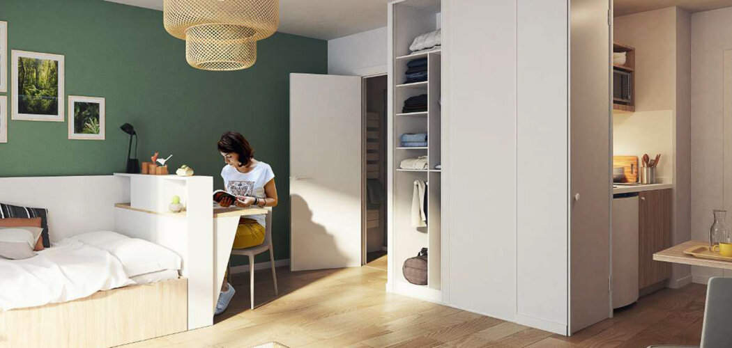 Programme immobilier neuf STUDENTLY LA ROCHE SUR YON - La Roche-sur-Yon résidence étudiante proche des écoles (85000) - Référence : 13578