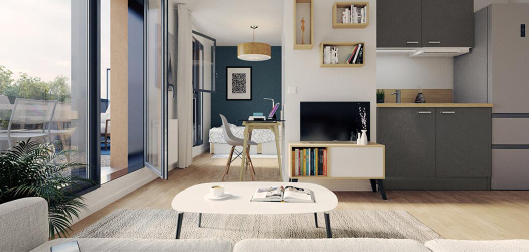 Programme immobilier neuf My Work Vendée - La Roche-sur-Yon résidence étudiante proche du Pentagone et gare (85000) - Référence : 16484