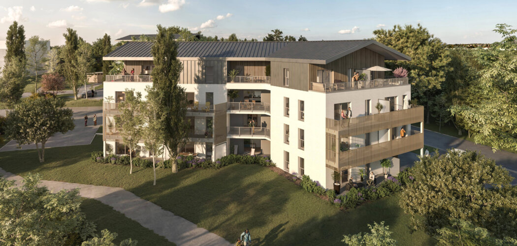 Programme immobilier neuf Rive Gauche Rive Droite - La Roche-sur-Yon résidence intimiste dans un quartier calme et boisé (85000) - Référence : 12212