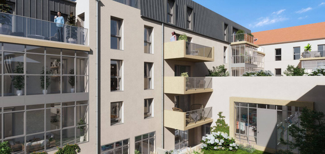 Programme immobilier neuf IMPÉRIO - La Roche-sur-Yon vue sur la Place Napoléon (85000) - Référence : 17136