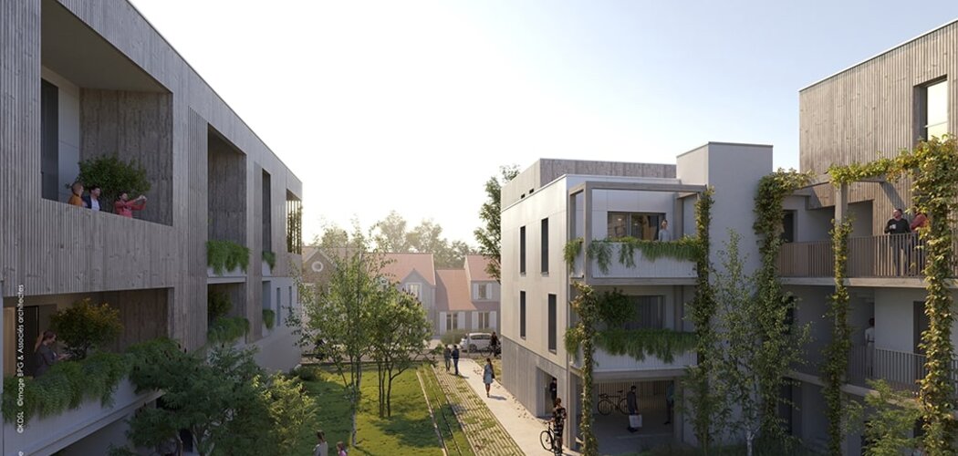 Programme immobilier neuf Ocar - La Rochelle : appartements neufs du 2 au 5 pièces au nord du canal de Rompsay (17000) - Référence : 14552