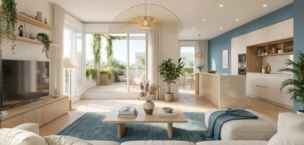 Programme immobilier neuf Ocar - La Rochelle : appartements neufs du 2 au 5 pièces au nord du canal de Rompsay (17000) - Référence : 14552