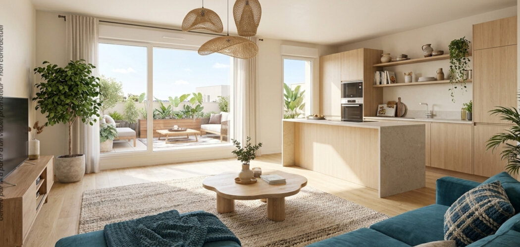 Programme immobilier neuf CELESTE - La Rochelle : appartements neufs du 2 au 5 pièces en quartier de Tasdon (17000) - Référence : 18231
