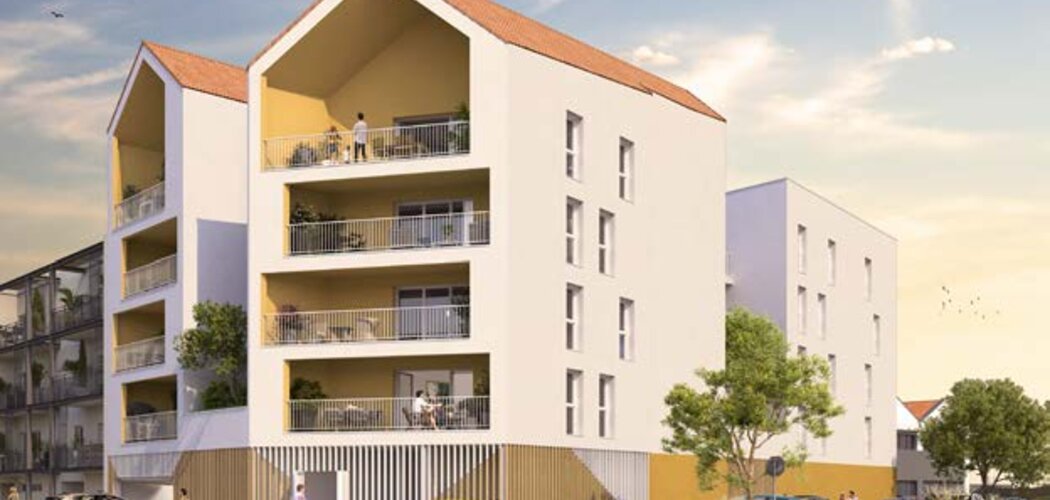 Programme immobilier neuf LA MARJOLAINE - La Rochelle au coeur du quartier La Pallice (17000) - Référence : 14558