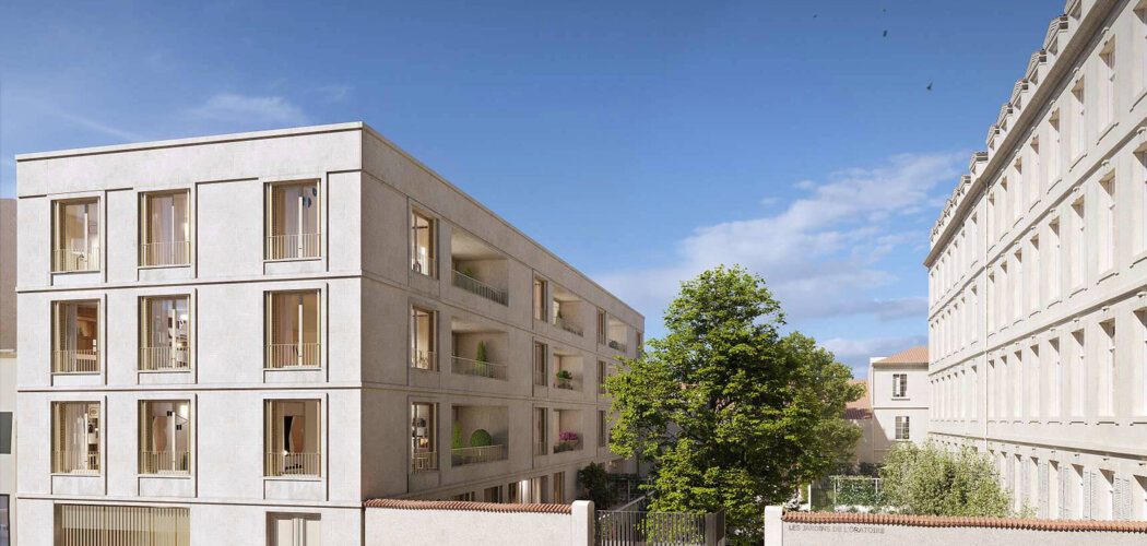 Programme immobilier neuf LES JARDINS DE L‘ORATOIRE LA ROCHELLE - La Rochelle en plein centre historique (17000) - Référence : 12505