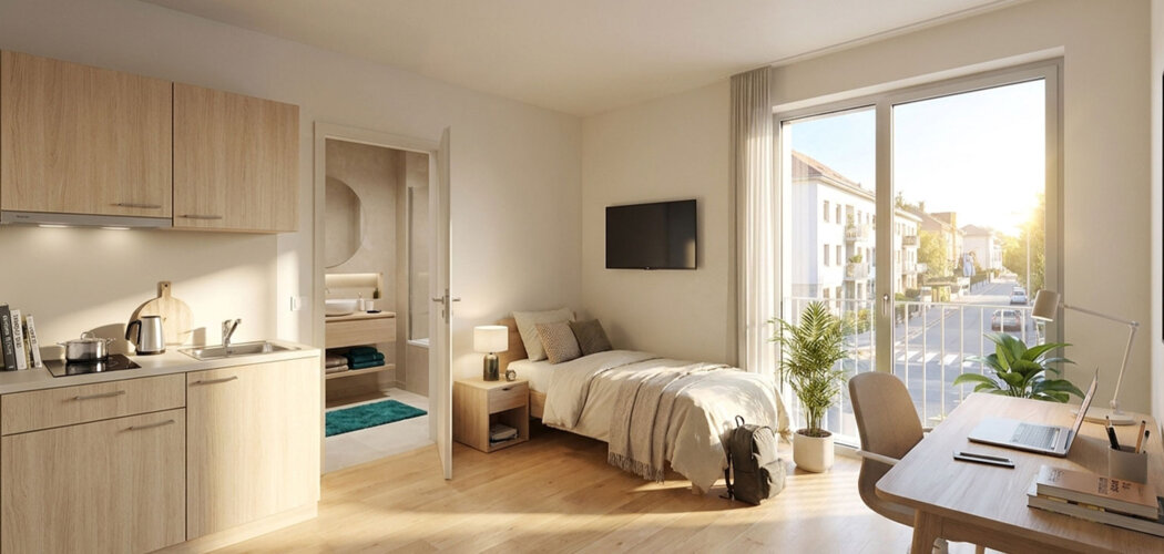 Programme immobilier neuf L'ENVOLEE - La Rochelle résidence étudiante à deux pas du centre-ville (17000) - Référence : 14560