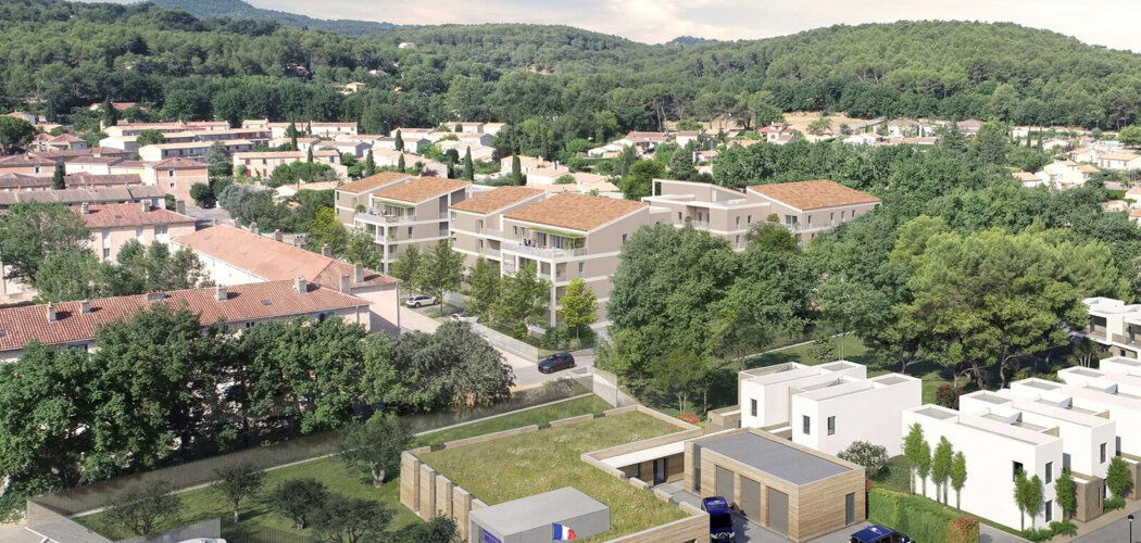 Programme immobilier neuf Terrasses sur Lubéron - La Roque-d’Anthéron à proximité du massif du Luberon (13640) - Référence : 14399