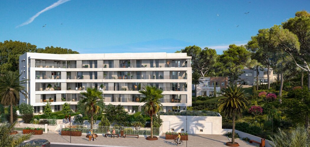 Programme immobilier neuf LA PRESQU'ÎLE - Villas et Appartements - La Seyne-sur-Mer : appartements neufs du studio au 4 pièces à 1km de la mer (83500) - Référence : 15257