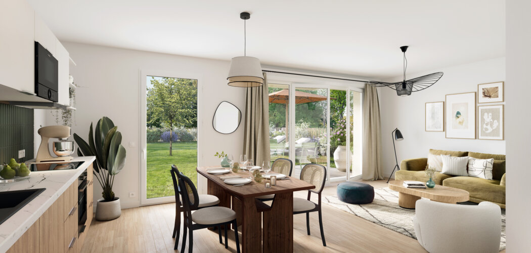 Programme immobilier neuf LES NOISETIERS - La Taillan-Médoc : 25 logements neufs T2–T4 à 25 min de Bordeaux (33320) - Référence : 9239