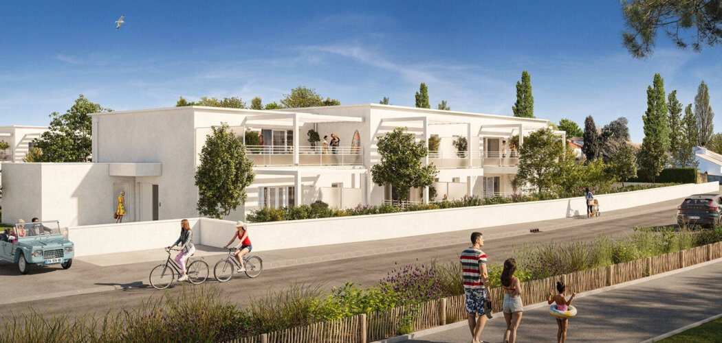 Programme immobilier neuf Les Terrasses de la Grière - La Tranche-sur-Mer à deux pas de la plage (85360) - Référence : 16450