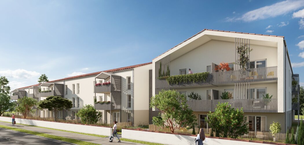 Programme immobilier neuf CÔTE & SAUVAGE - La Tremblade : 35 appartements neufs du 2 au 4 pièces proche de la plage (17390) - Référence : 14596