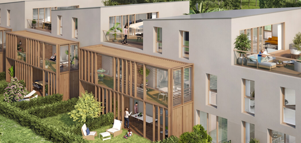 Programme immobilier neuf L'Egérie - La Tronche, appartements du 2 au 5 pièces près de Grenoble (38700) - Référence : 17573