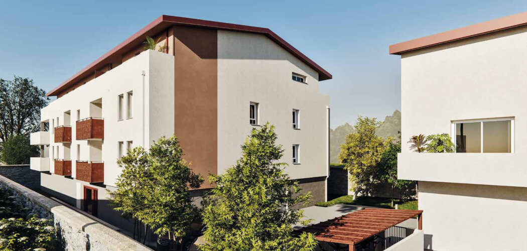 Programme immobilier neuf Le Clos Roman - La Tronche : appartements neufs T2–T5 proche du secteur Île Verte (38700) - Référence : 15408