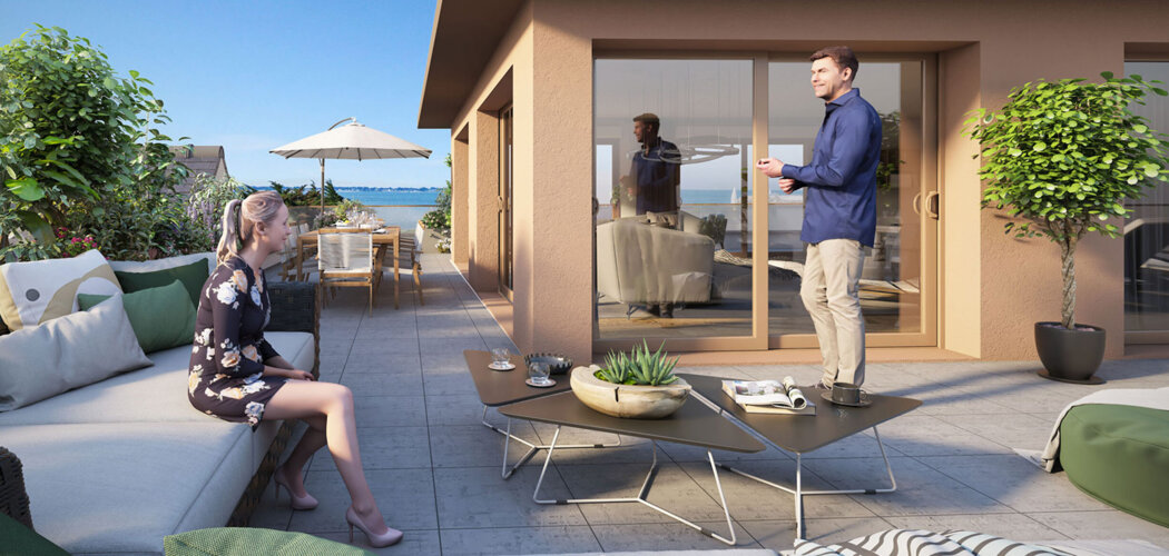 Programme immobilier neuf RESIDENCE VILLA BEAU RIVAGE - La Turballe accès direct à la Plage des Bretons (44420) - Référence : 14149