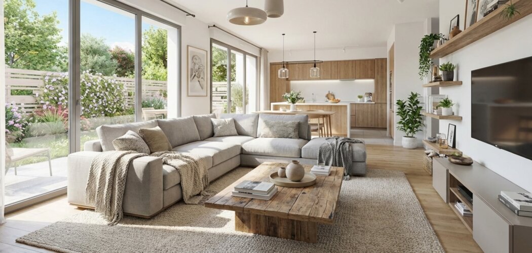Programme immobilier neuf SCCV L'EDEN - La Turballe : Maisons T4–T5 avec jardins, parkings et cadre verdoyant à quelques pas de la plage (44420) - Référence : 12835