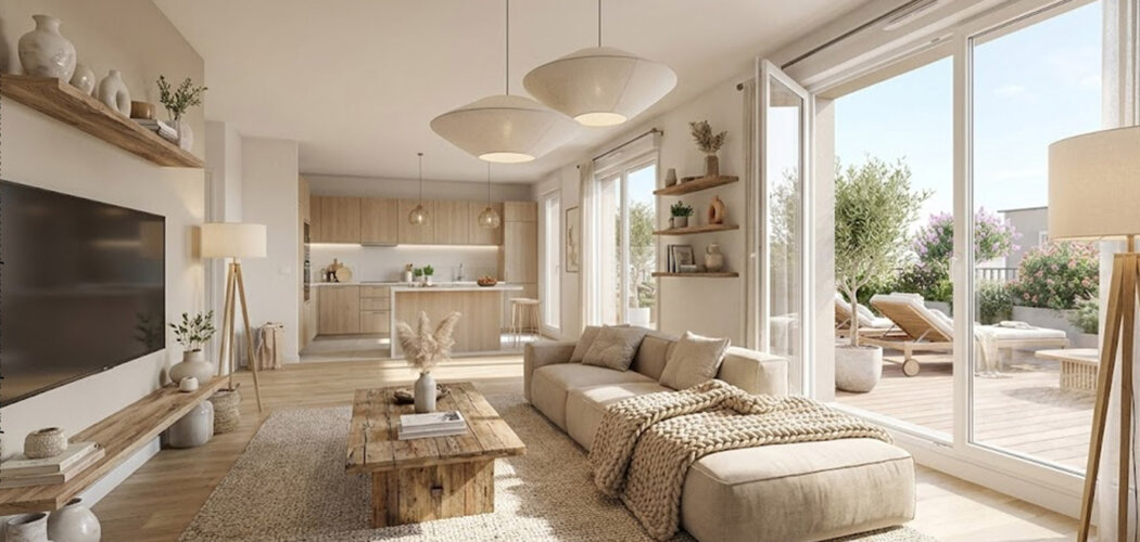 Programme immobilier neuf LES BATEAUX BLEUS - Résidence Seniors - LMNP - La Turballe résidence seniors proche mer et services (44420) - Référence : 17153