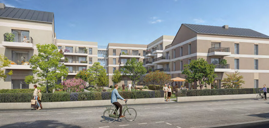 Programme immobilier neuf LES BATEAUX BLEUS - Résidence Seniors - LMNP - La Turballe résidence seniors proche mer et services (44420) - Référence : 17153