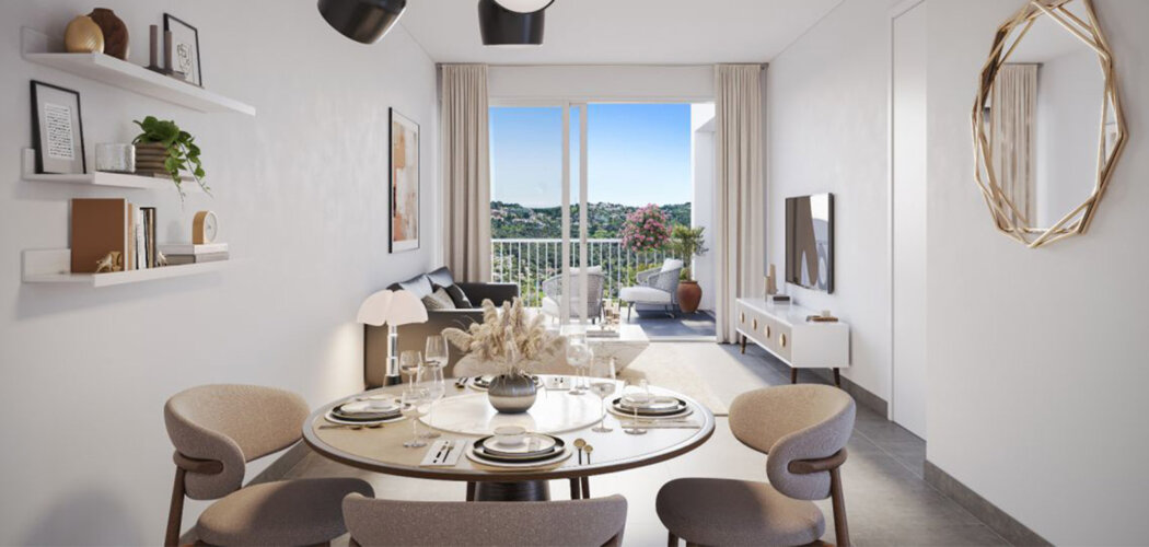 Programme immobilier neuf LES CIMES D'AZUR - La Turbie aux portes de  Nice (06320) - Référence : 13623