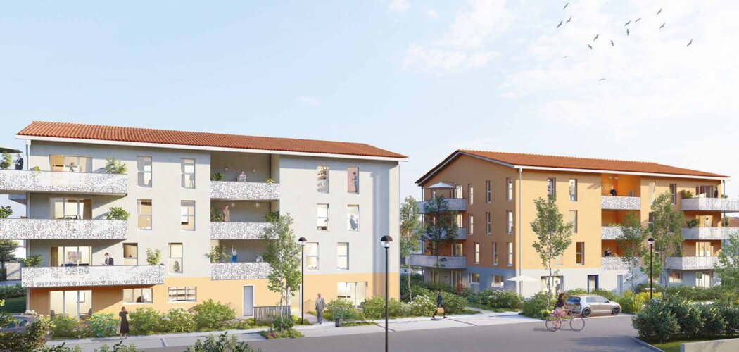 Programme immobilier neuf L'Archipel - La Verpillière à mi-chemin entre Lyon et Grenoble (38290) - Référence : 15378