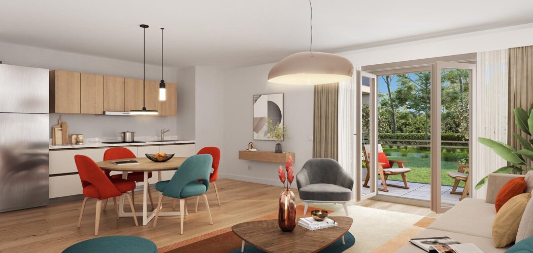 Programme immobilier neuf LE CLOS DE L OMBRIERE -  Lacanau : maisons et appartements neufs du 2 au 4 pièces en quartier des Closeries (33680) - Référence : 15001