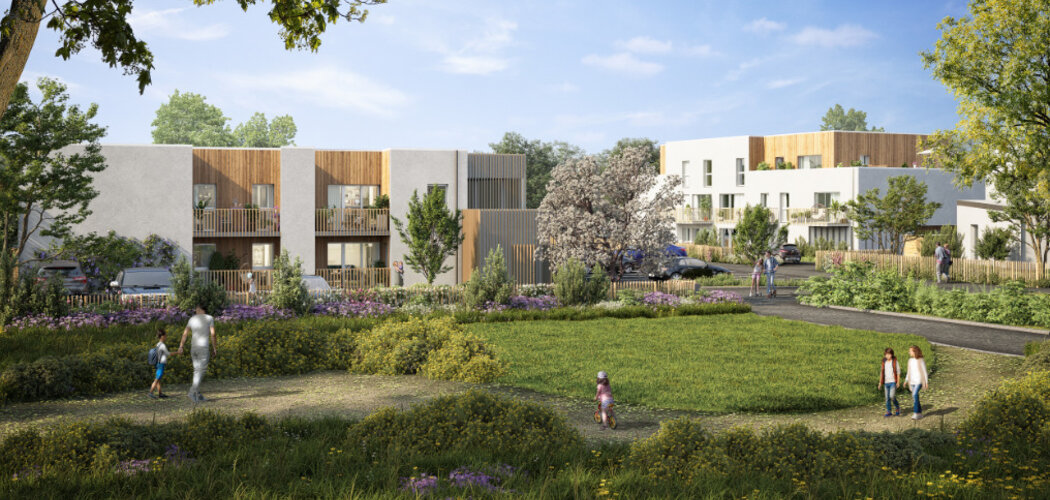 Programme immobilier neuf LUMIERE - Laillé : 9 appartements neufs du 2 au 4 pièces proche de toutes commodités (35890) - Référence : 12543
