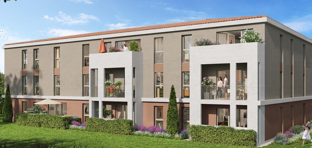 Programme immobilier neuf La résidence du parc aux écureuils - Lambesc : Appartements T2–T4 avec terrasses, jardins privatifs et proximité centre-ville (13410) - Référence : 6944