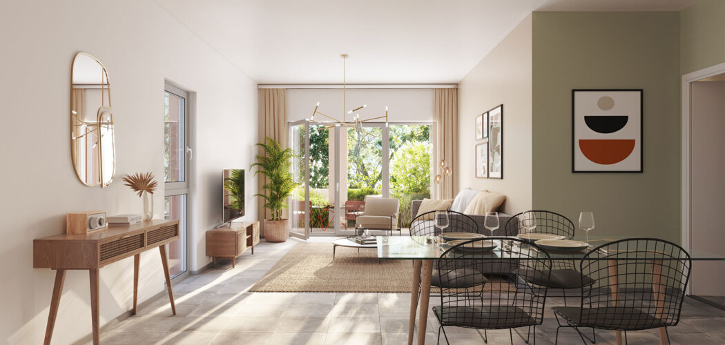 Programme immobilier neuf La résidence du parc aux écureuils - Lambesc : Appartements T2–T4 avec terrasses, jardins privatifs et proximité centre-ville (13410) - Référence : 6944